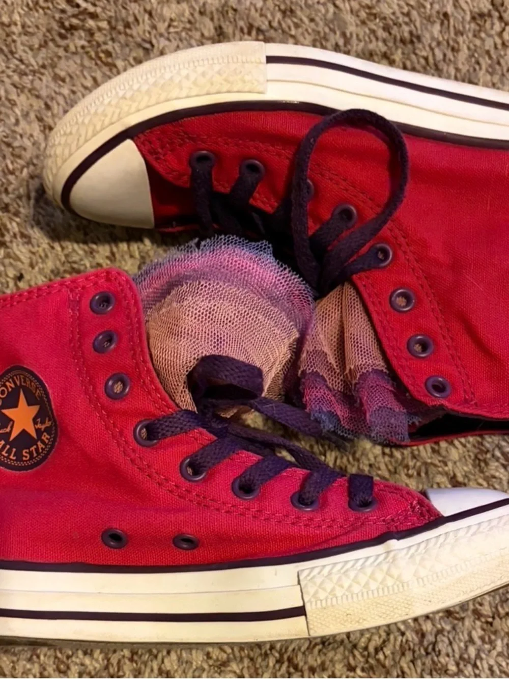 pink high top hot pink converse youth
